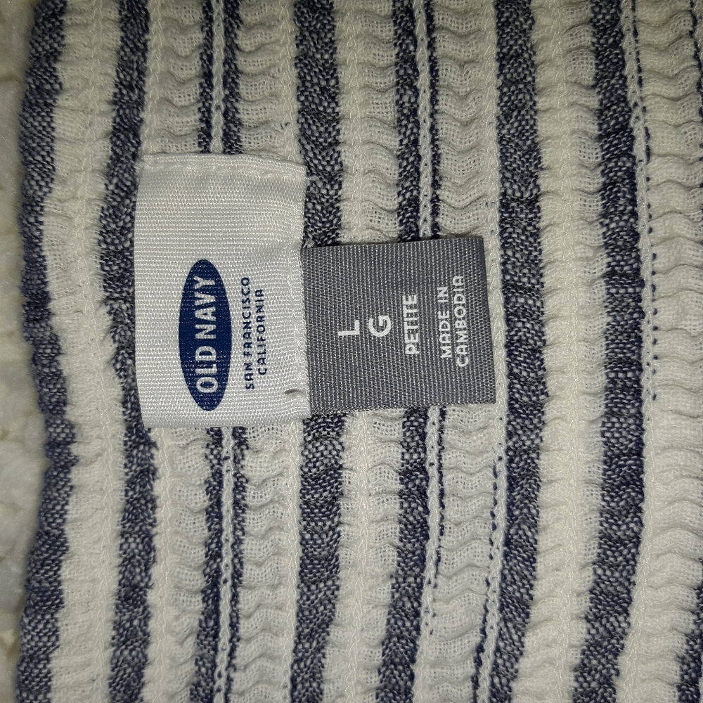 Old Navy Striped Dress Petite Large - Picture 3 of 6